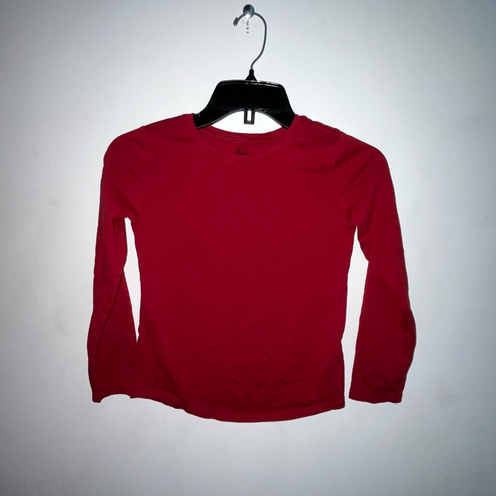 Children’s Kids girls  Red Long Sleeve Shirt
